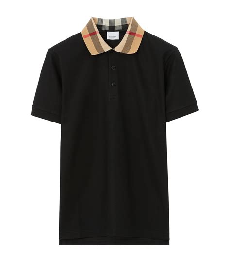 men's black burberry polo shirt|men's Burberry shirt nordstrom.